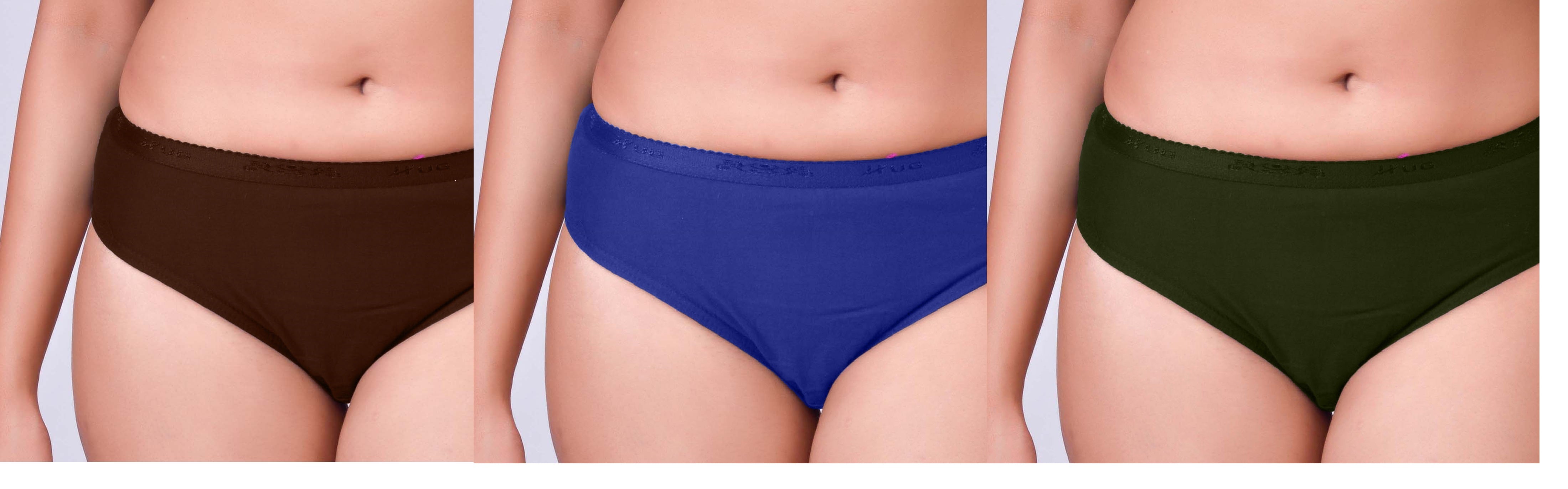 WOMEN HUG JULIA PANTY PLAIN PACK OF 3