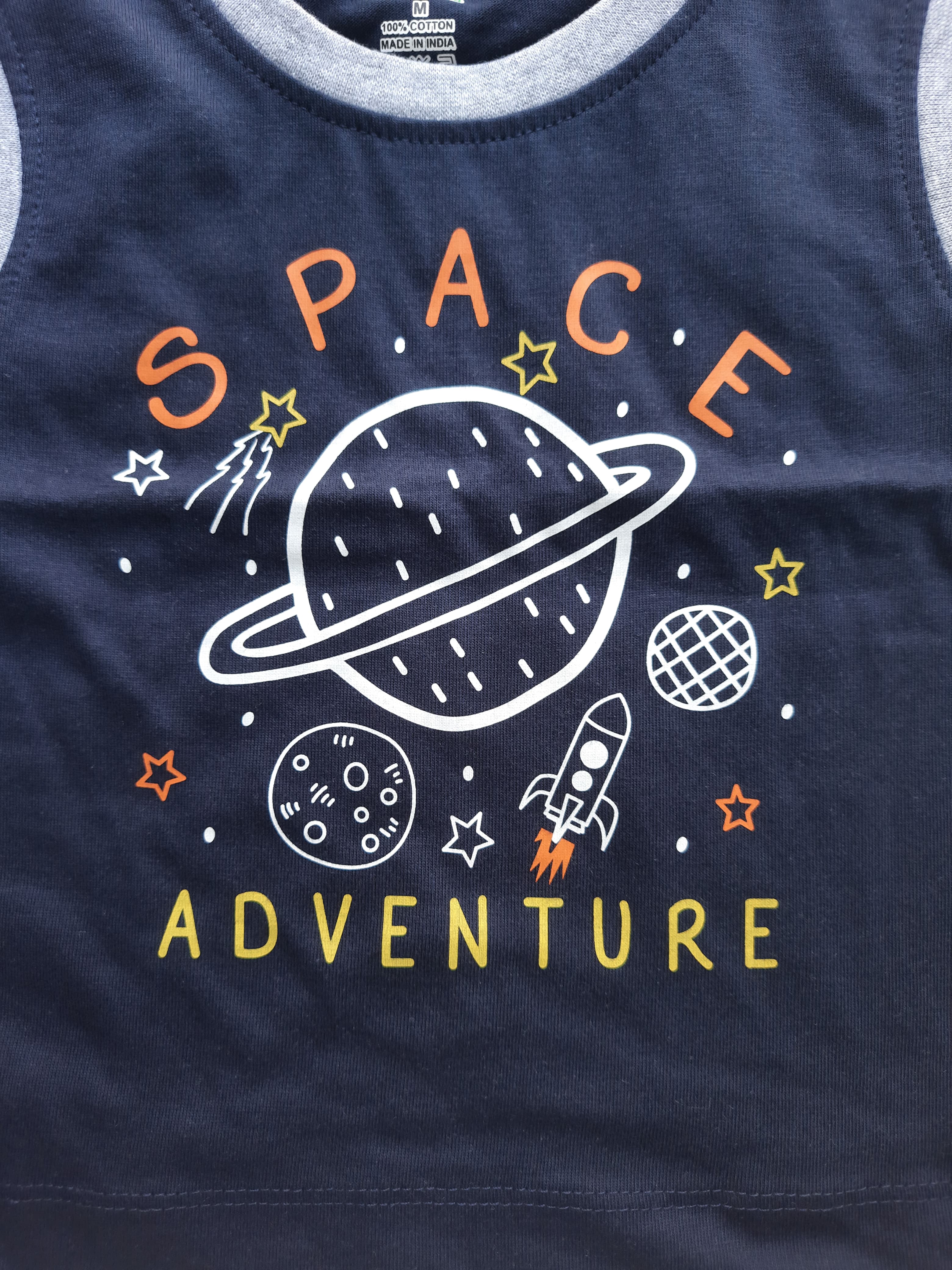 Ohms Boys sleeveless  cotton Tshirt & Shorts