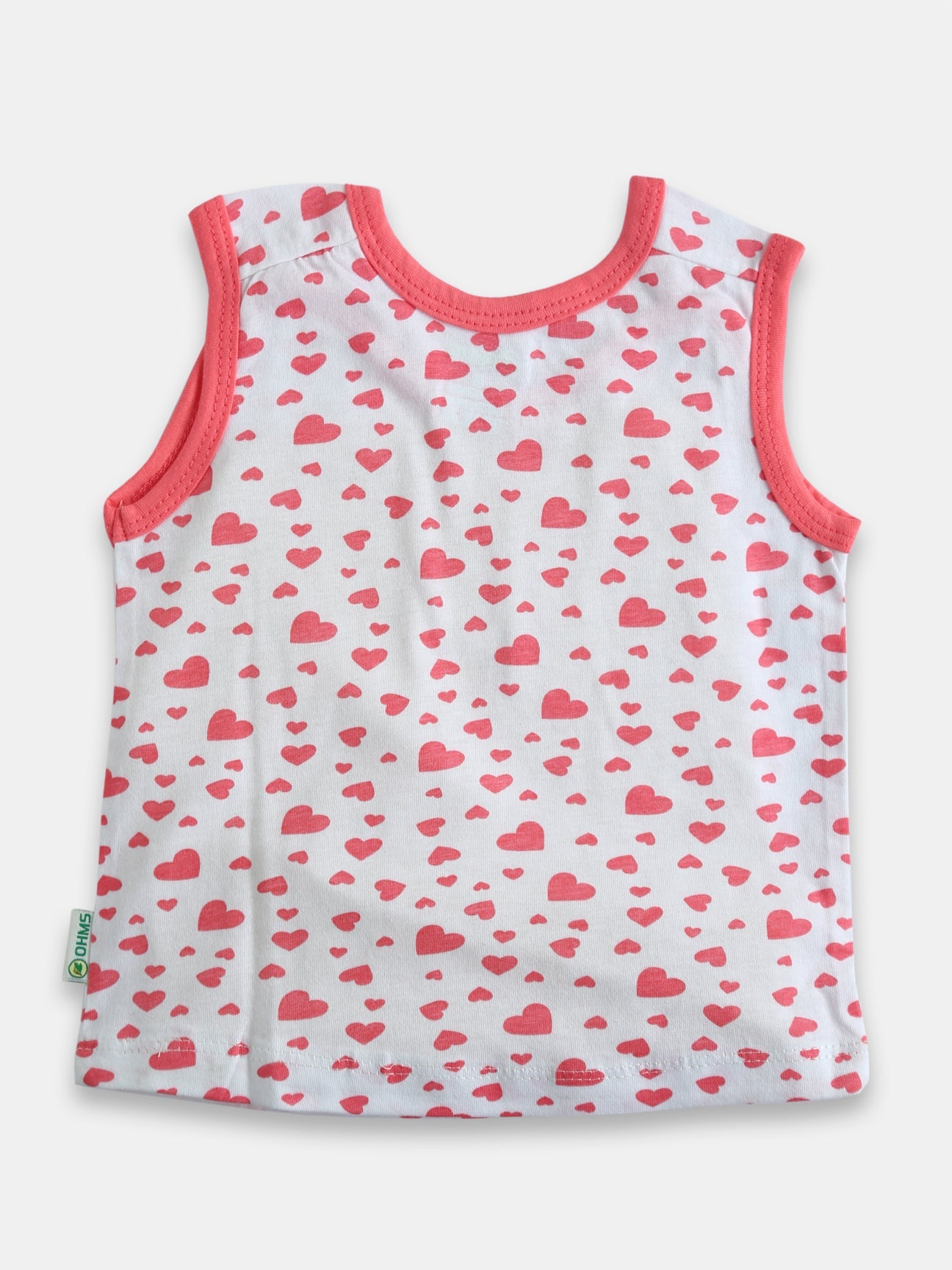 OHMS Baby Shoulder Button Tops Vest Pack of 5