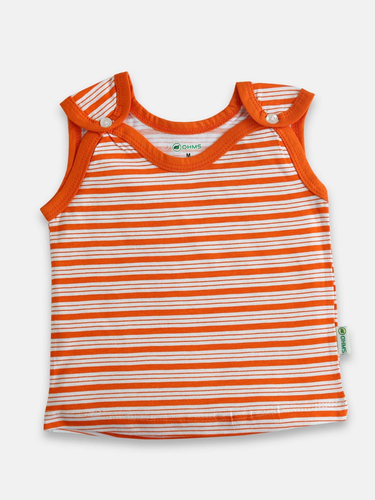 OHMS Baby Shoulder Button Tops Vest Pack of 5