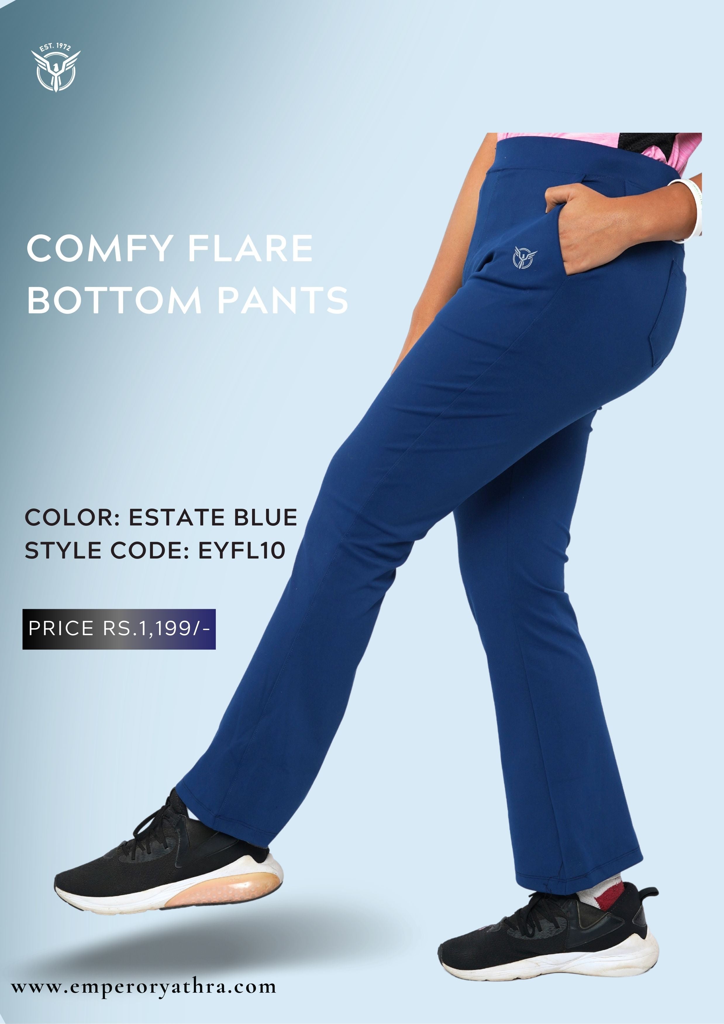 Women Comfy Flare Bottom Pants