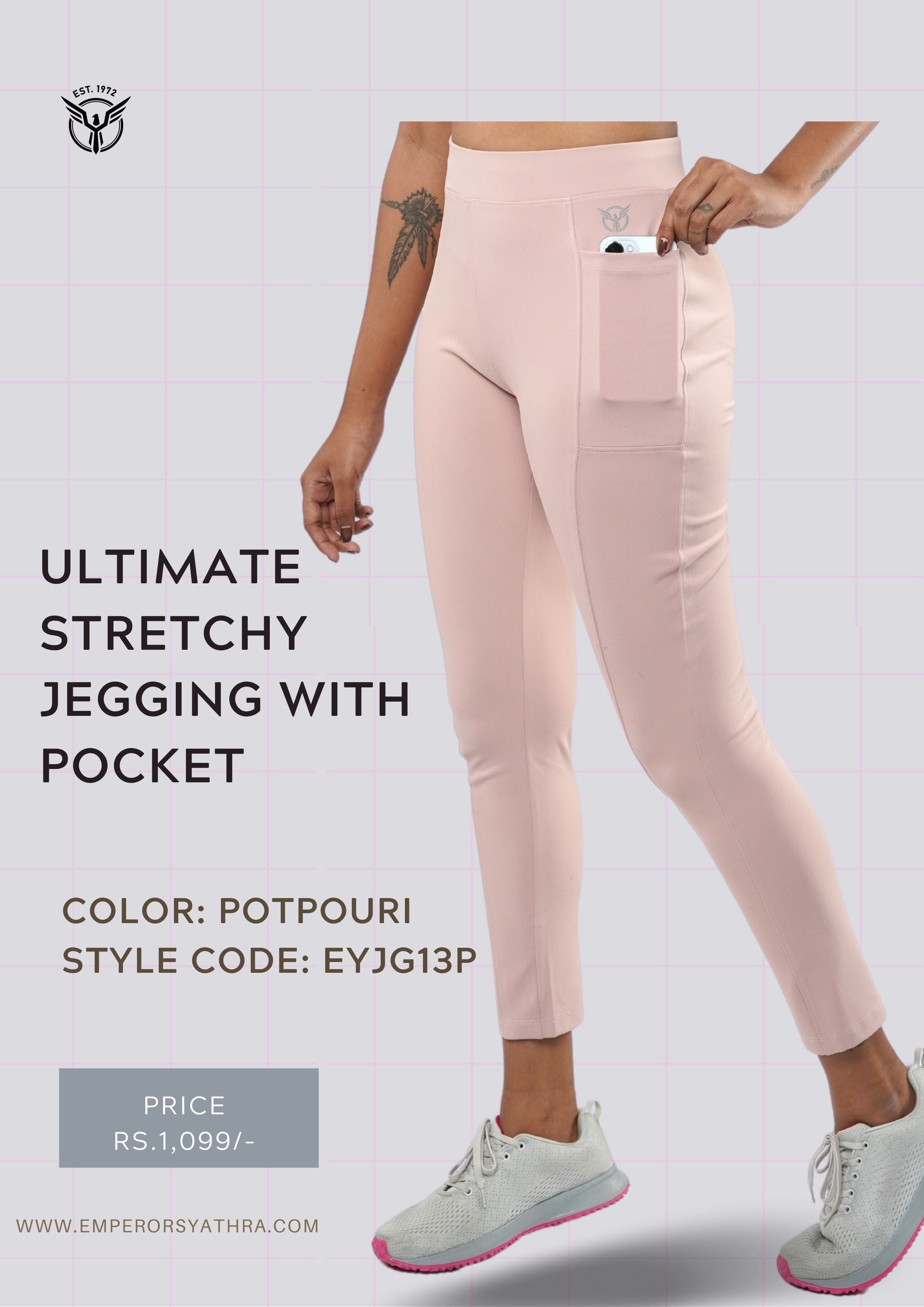 Women Ultimate Stretchy Jegging With Pocket