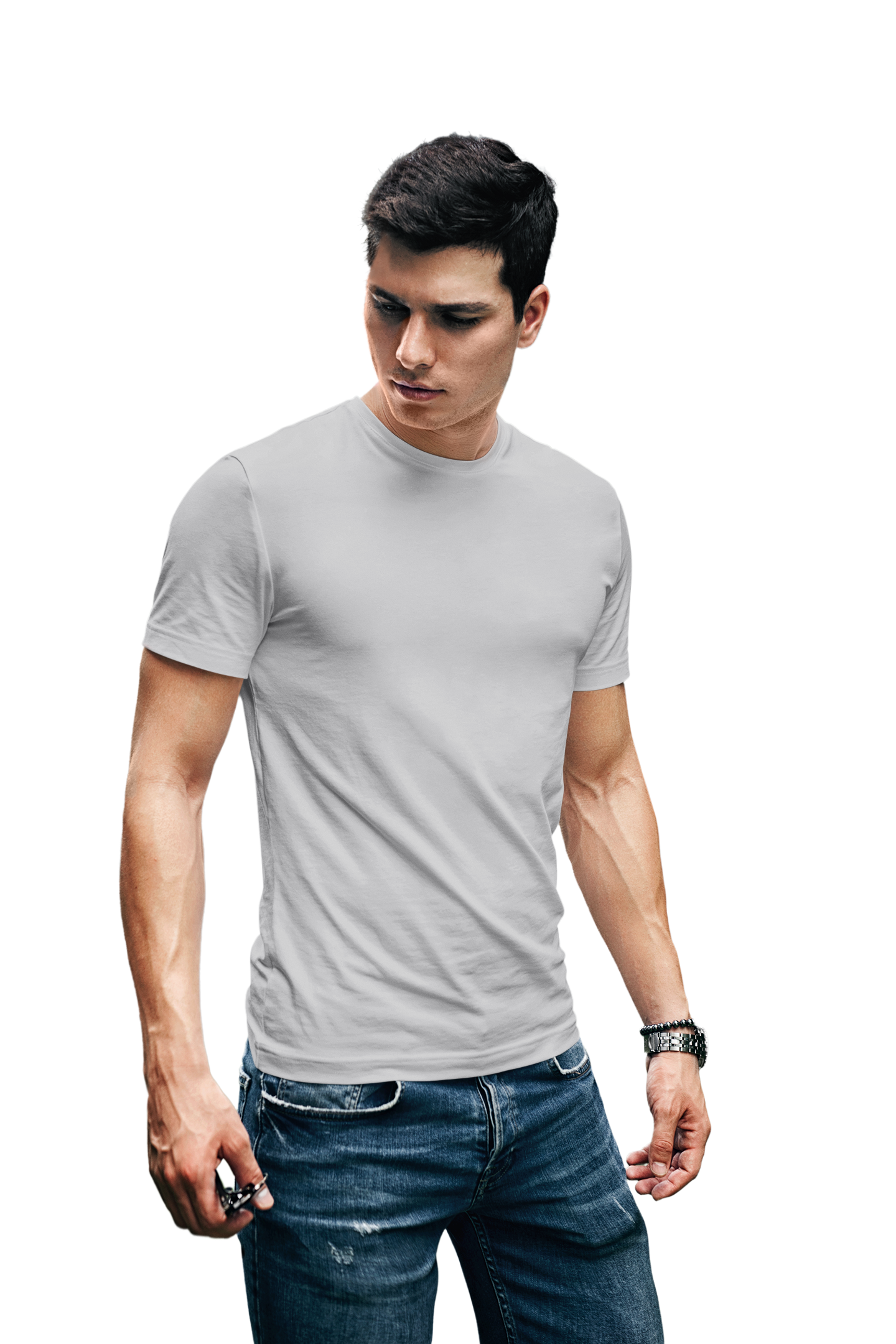 UrDeal Mens Round Neck Half Sleeve Tshirt