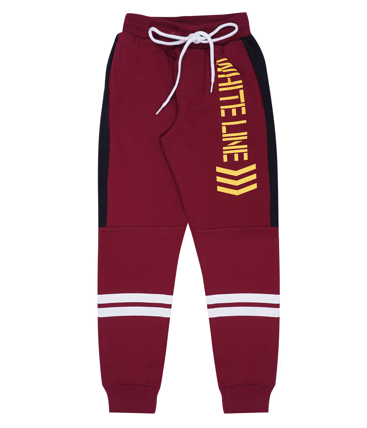 Yalzz Track Pant For Boys Maroon Pack of 1