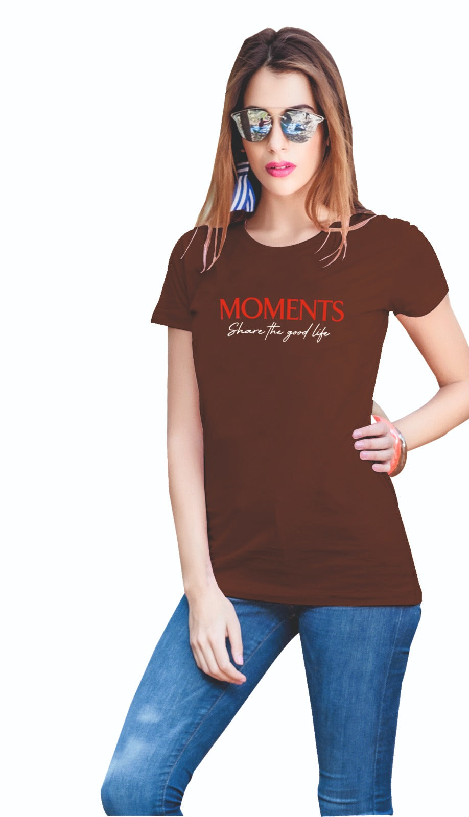 Women Cotton Printed Tshirt